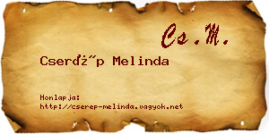 Cserép Melinda névjegykártya
